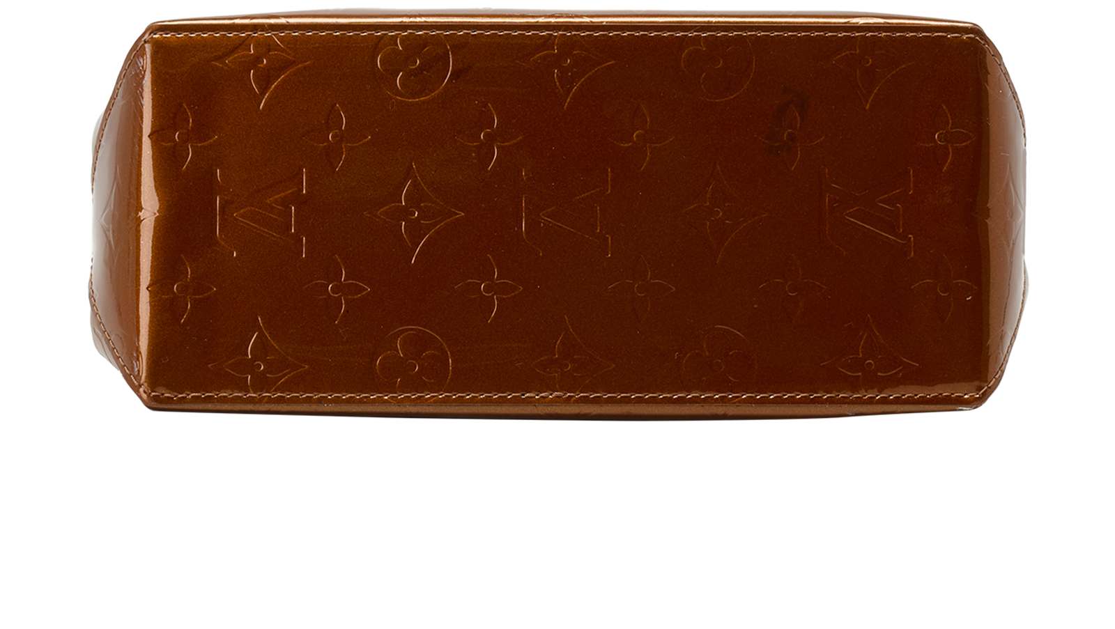 Reade PM, &pound;350, Handbags, Brown, Patent Leather, Top view